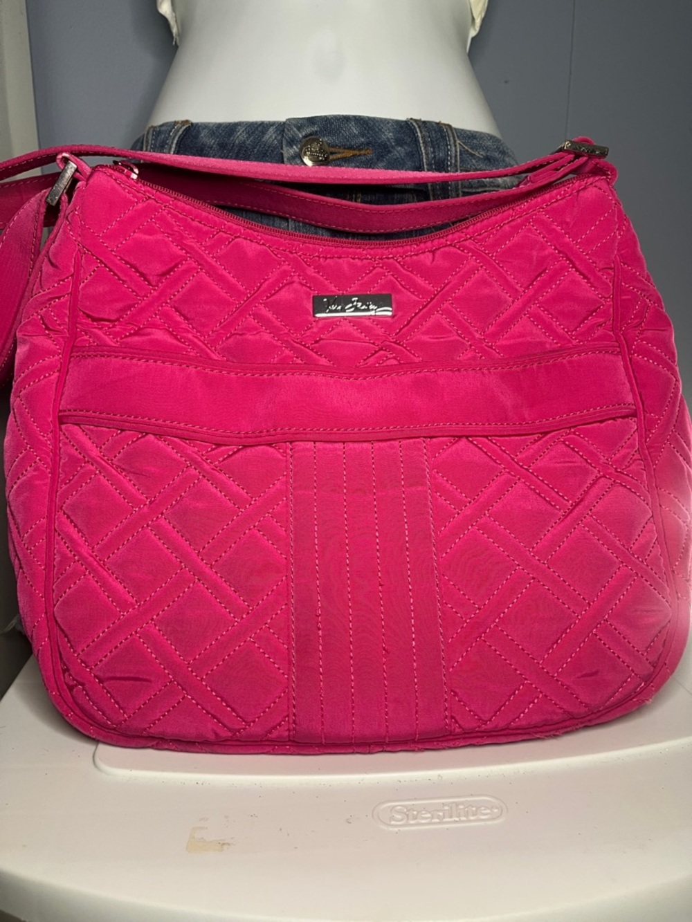 Colorful Quilted Shoulder Bag